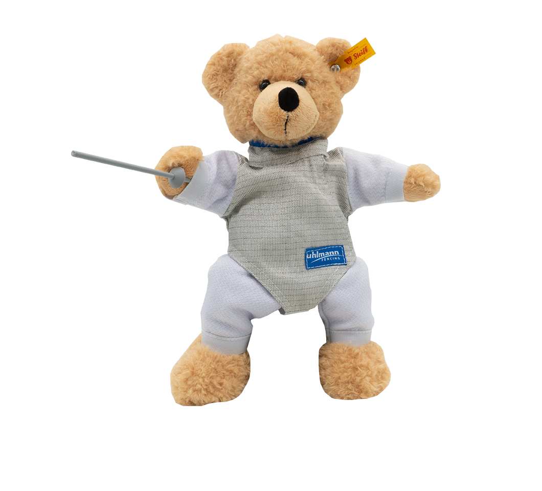 "Steiff"-bear with fencing suit foil