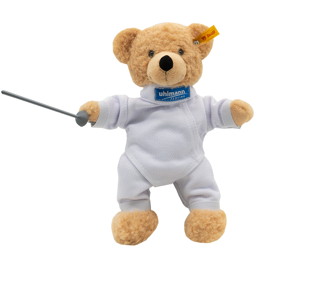 "Steiff"-bear with fencing suit epee