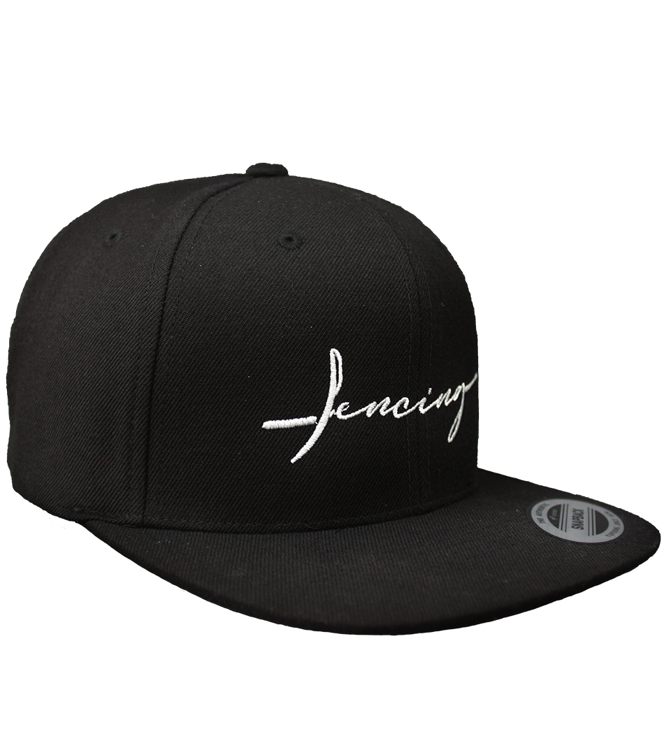 snapback with "Fencing" embroidery