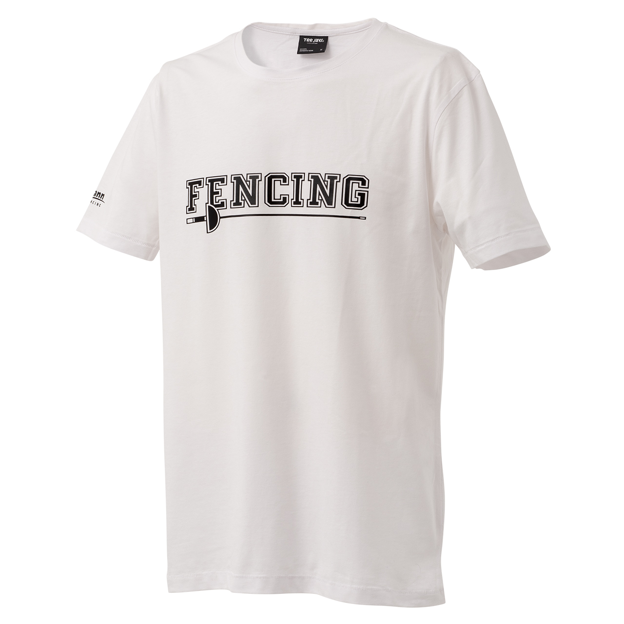 Nationaal opener Weggelaten T-shirt "Fencing", white | XL | 805011/XL