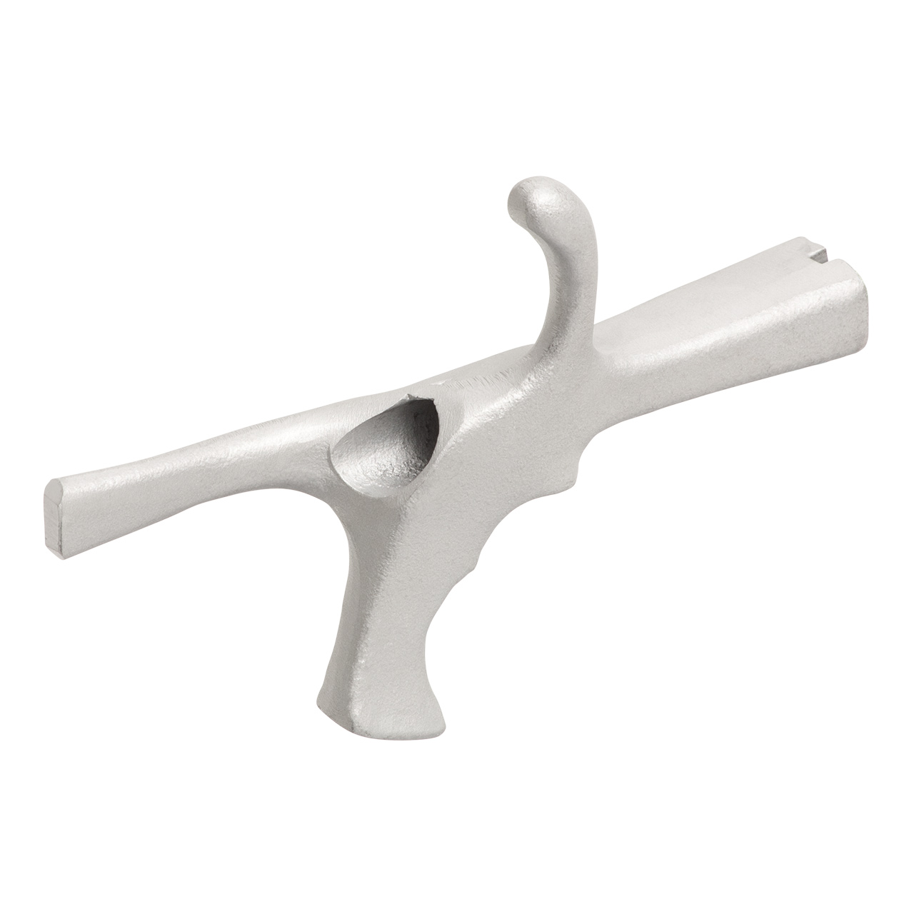 Pistolengriff blank, Belgisch, kurz