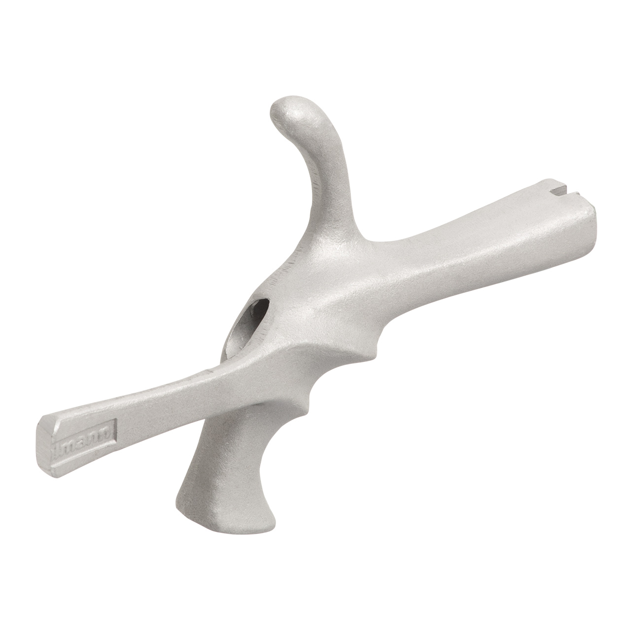 Pistolengriff blank, Belgisch, kurz