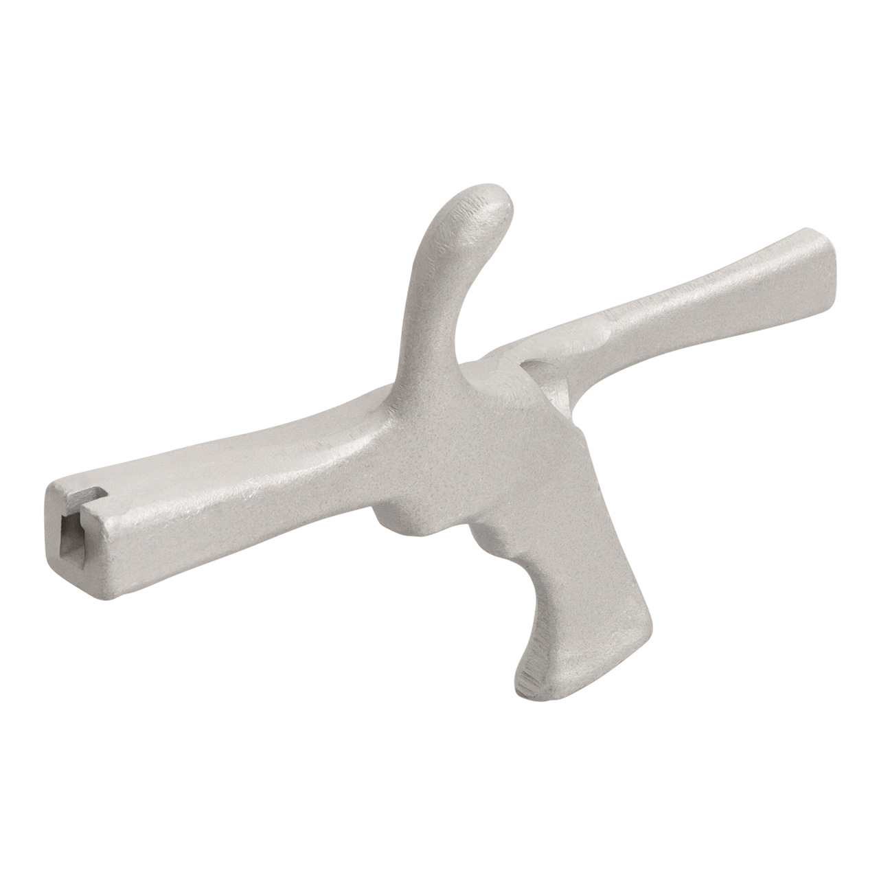 Pistolengriff blank, Belgisch, kurz