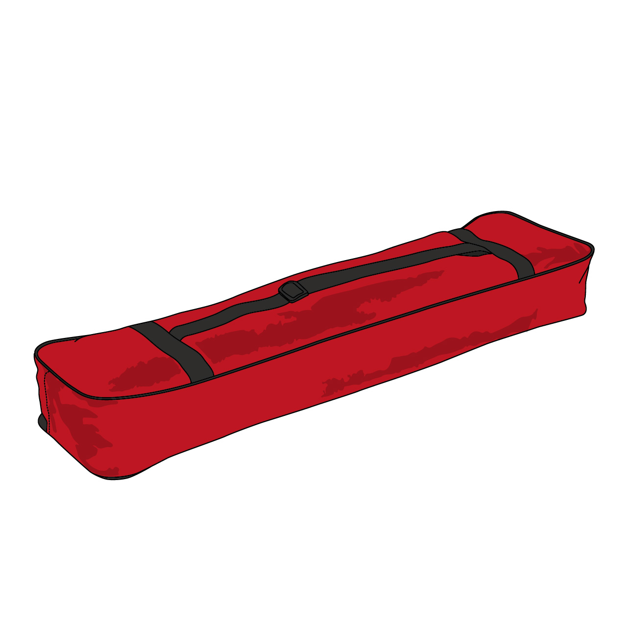 weapon bag "Combi Up", 18cm, with integrated clothing compartment